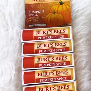 Burts Bee Pumpkin Spice Chapsticks 5 pieces
